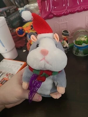 Juguetes de peluche para hámster parlante hablar hablar grabación de sonido repetir peluche animal de peluche Foto 1 de 4