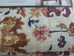 Threshold Tablecloth Ground Ginger multiple sizes rust orange blue new #33698 - Picture 1 of 25