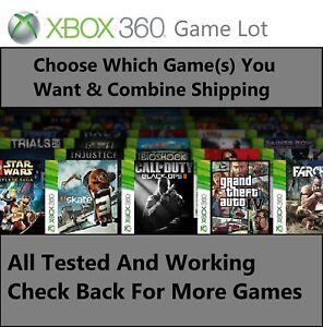 XBOX 360 Sale-Choose Which Game(s) You Want-Combine Shipping-Read Description