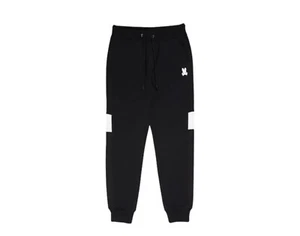 Psycho Bunny Men's Wilkes Sweatpants Black/White, 100% Cotton, 6XL - Picture 1 of 4