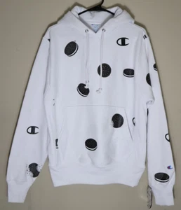 Champion Oreo Hoodie Sweatshirt Size Small Reverse Weave Brand New with Tags - Picture 1 of 15