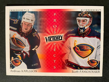 Andreas KARLSSON & FANKHOUSER 2000-01 UD Victory Hockey #273 Atlanta Thrashers