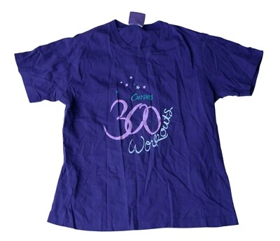 Camiseta Curves Top Mujer Talla Grande L Púrpura "300 Entrenamientos" Manga Corta Foto 1 de 4