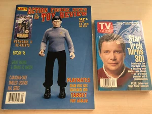 Star Trek turns 30 TV Guide Aug 1996 & Action Figure News Toy Review Sept 1996 - Picture 1 of 7