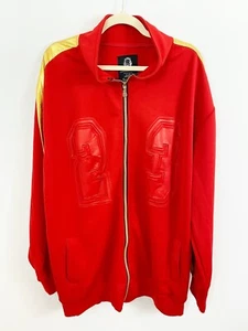 NEW Lion Dynasty Zip Front Jacket Mens Size XXL Number 23 Gold Foil Stripe - Picture 1 of 10