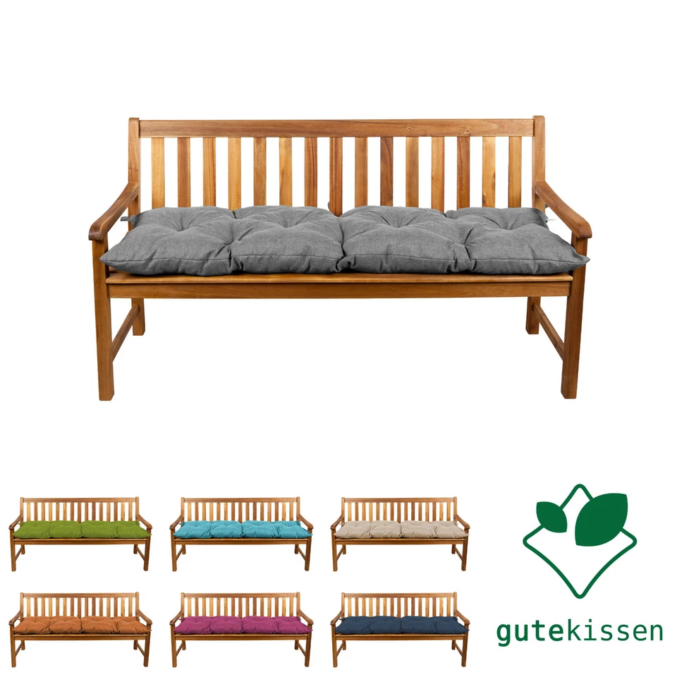 GUTEKISSEN Bankauflage Stuhlkissen Hollywoodschaukel Bankkissen Sitzkissen / Breite 50/ LS