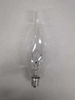 Case Of 25.  GE 40 CAC  Clear Candelabra Base - Image 1 of 4