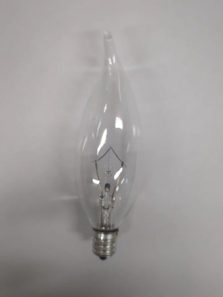 Case Of 25.  GE 40 CAC  Clear Candelabra Base - Image 1 of 4