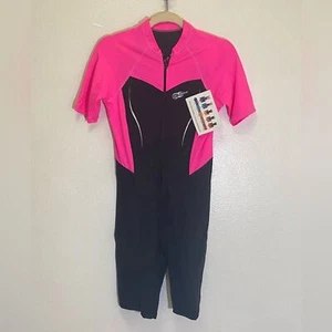 AONYIYI - Neoprenanzug schwarz und pink - Mädchen Größe XL - Bild 1 von 8