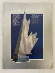 CANADA CUP 1981 SOUVENIR EDITION PROGRAM/MAGAZINE TEAM CANADA NO POSTER/INSERT - Picture 1 of 7