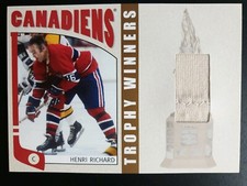 2004-05 ITG Franchises Canadian Trophy Winners Gold TW10 Henri Richard #ed/20 
