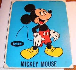 Vintage Micky Mouse Tray Puzzle by Jaymar #501 - Picture 1 of 4