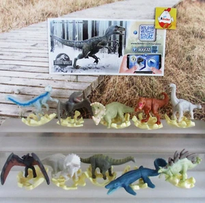 Komplettsatz Jurassic World alle Figuren+Serienzubehör  + alle 24 BPZ Kinder Joy - Bild 1 von 4