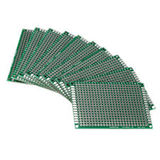 10X Double Side 5x7cm PCB Strip board Printed Circuit Prototype Track