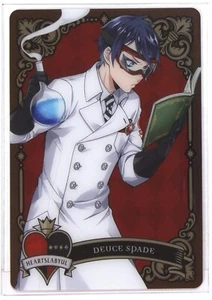 Disney Twisted Wonderland Metal Card P3-03 Deuce Spade BANDAI Japan - Picture 1 of 4