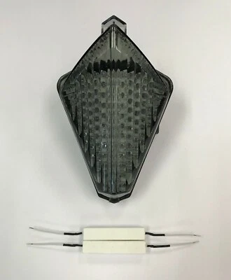 07-08 R1, 15-16 TMAX LED HUMO Luz Trasera Luz Señal Trasera Integrada SECUENCIAL Foto 1 de 2