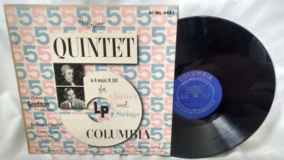 Benny Goodman LP Mozart Quintet in A Major, K 581 for Clarinet and Strings - Image 1 of 2