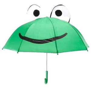 RI One Kids Green 28" Frog Umbrella - Picture 1 of 3