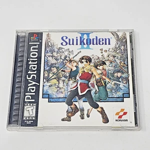 Suikoden II (Sony PlayStation PS1) RARE Complete CIB w/Reg. Card - TESTED - Picture 1 of 16