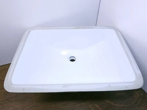 Dakota Sinks US-1812W Builders Universal Series 20 5/8 Inch Porcelain Undermount - Picture 1 of 5