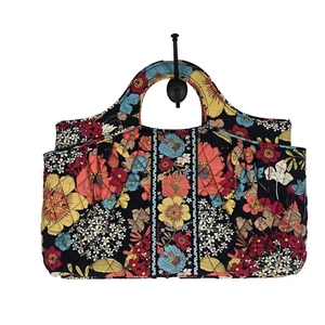 Bolso de Mano Vera Bradley Happy Snails Floral Cierre Magnético Mediano - Imagen 1 de 9