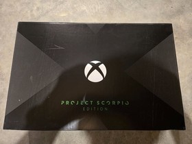 Used Microsoft Xbox One X Project Scorpio Edition Original Box And Controller