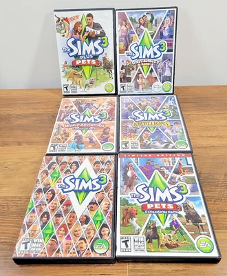 PC-CD ROM The Sims 3 & Expansion Packs Bundle *UNTESTED* - Image 1 of 4