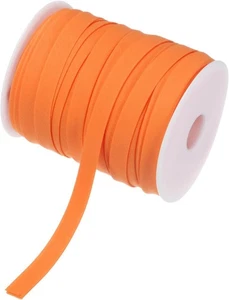 M METERXITY Double Fold Bias Tape 1/2 Inch 55 Yards 55 Yards, Orange  - Picture 1 of 6