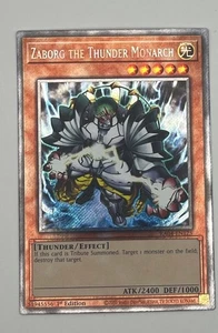 Zaborg el Monarca del Trueno (Platino Secreto Raro) RA04-EN125 Cuarto de Siglo... - Imagen 1 de 2