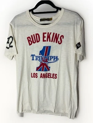 CAMISETA BUD EKINS TRIUMPH LOS ANGELES JOHNSON’S MOTOR INC PARA HOMBRE TALLA L MOTOCICLETA Foto 1 de 4