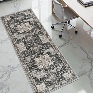 2x6 Hallway Washable Runner Rug - Boho Rugs for Living Room Stain Resistant C... - Picture 1 of 8