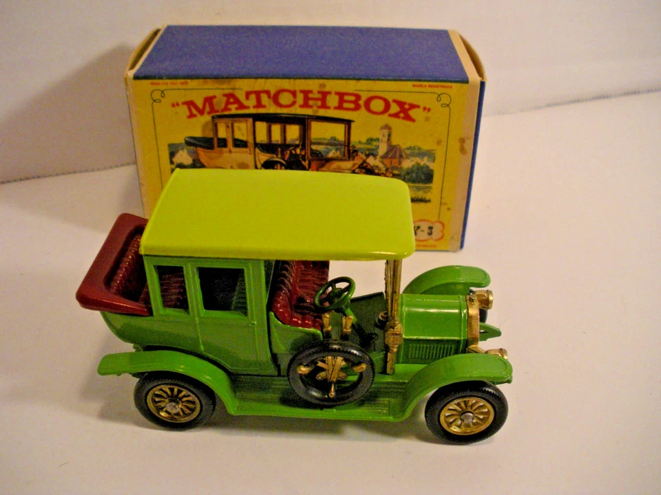 Vintage Lesney Matchbox Models of  YesterYear Y-3 1910 Benz Limousine w/ Box - Image 1 of 4