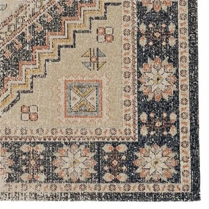 Linon Great Zero Stiles Machine Made Polyester 2'x3' Rug in Ivory - Picture 1 of 6