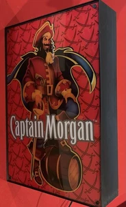Vintage Captain Morgan Rum Liquor Display 18.5" Light Up Bar Sign Man Cave Decor - Picture 1 of 12