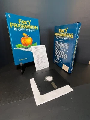 Programación de lujo en libro Gabriel Cuéllar Applesoft + disco de 5,25" + tarjeta nuevo en caja Foto 1 de 4