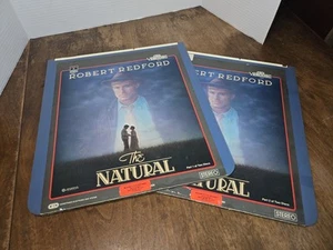 The Natural (1984) Vintage CED Double Videodisc TESTED WORKING - Picture 1 of 10