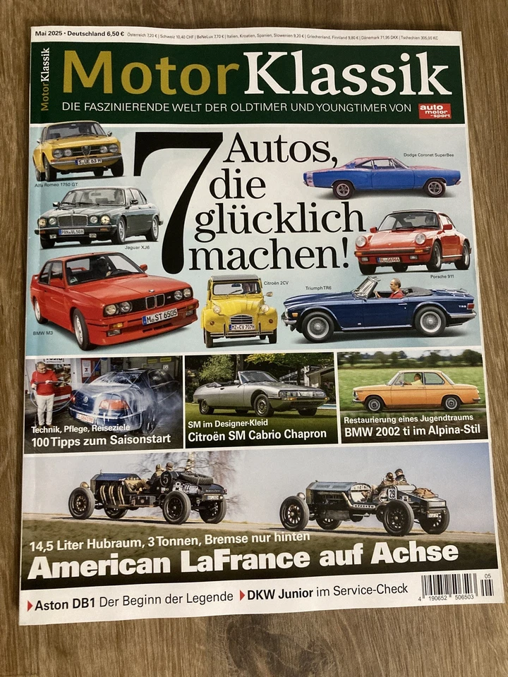 Motor Klassik, Ausgabe Mai  5 / 2025, guter Zustand - Bild 1 von 1