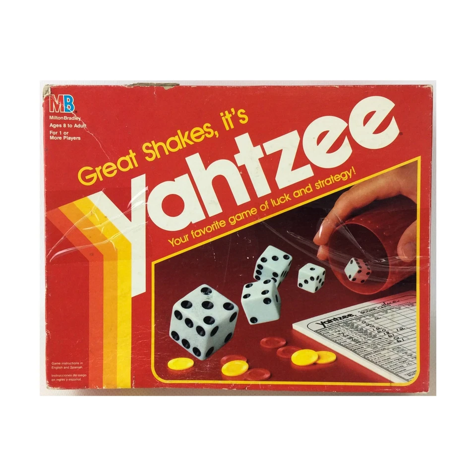 MTB Dicegame Yahtzee (1991 Ed) Box Fair/VG+ - Image 1 of 1