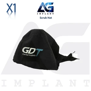 Gorra Exfoliante Ajustable 59cm Transpirable Lavable Unisex Sombrero Negro Suministros Dentales - Imagen 1 de 4