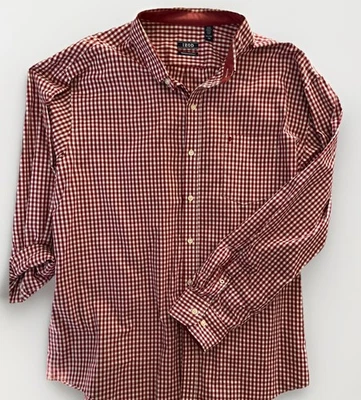 IZOD Plaid Long Sleeve Button Down Shirt Men’s Size XXL - Image 1 of 4