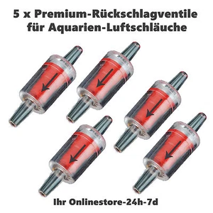 5 x valvola di non ritorno 4/6 mm per aria & Co² valvola di sicurezza acquario 4/6 mm NUOVO - Foto 1 di 1