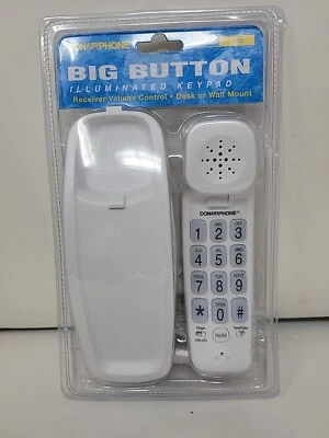 Teclado Iluminado Teléfono Botón Grande Conair PR5007WCS Nuevo, Sellado! Foto 1 de 2