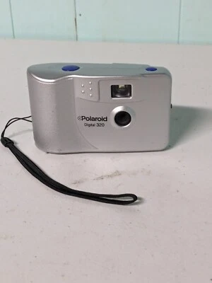 Polaroid PhotoMAX FUN 320 0.1MP Digital Camera, Silver - Untested  - Image 1 of 4
