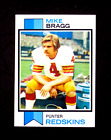 1973 Topps Set Break #47 Mike Bragg Washington Redskins Centered Ex (Wax Stain)