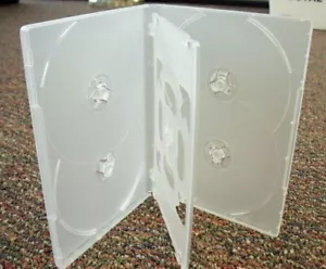 2 NEW HIGH QUALITY 14MM CLEAR SLIM 6 DISC 6-DVD CASES - DH6C - Picture 1 of 1