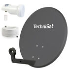 HD Digital SAT Anlage TechniSat 60cm Spiegel Schüssel Opticum Single LNB Kabel d