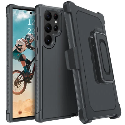 BENTOBEN For Samsung Galaxy S25 Ultra S24 S23 S22 S21 FE Case Belt Clip Shockproof Cover
