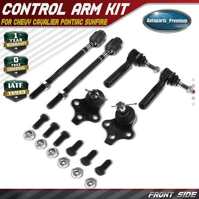 6x extremidade interna e externa da haste de amarração com kit de junta esférica para Chevy Cavalier Pontiac Sunfire - Imagem 1 de 4