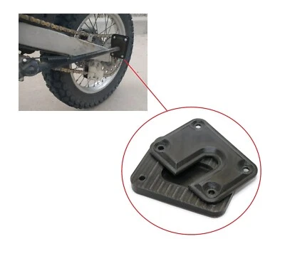 Soporte lateral pie extensión almohadilla placa ampliador para HOND XR650L XR... - Imagen 1 de 4