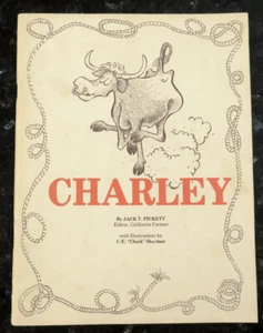 Charley I, II von Jack T. Pickett (signiert) kalifornischer Bauer 1974 illustriert NEU - Bild 1 von 2